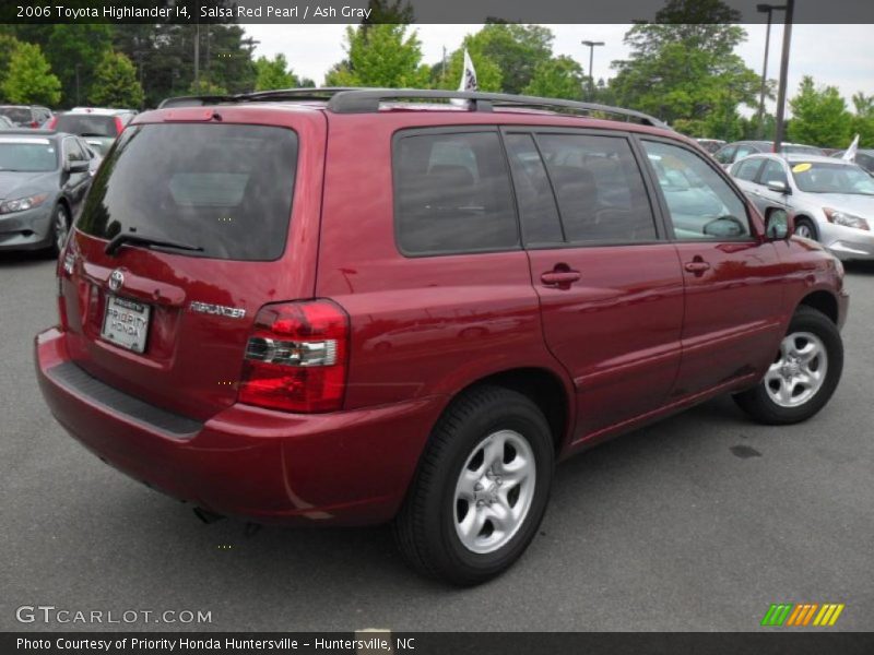 Salsa Red Pearl / Ash Gray 2006 Toyota Highlander I4