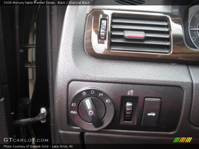 Black / Charcoal Black 2008 Mercury Sable Premier Sedan