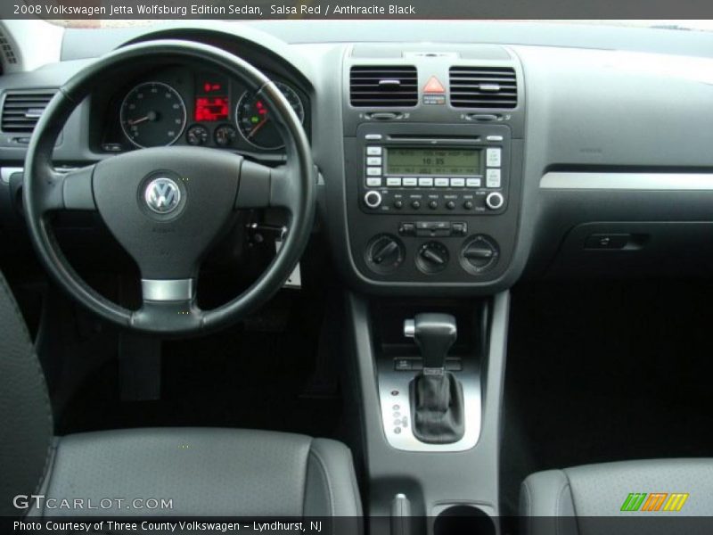 Salsa Red / Anthracite Black 2008 Volkswagen Jetta Wolfsburg Edition Sedan