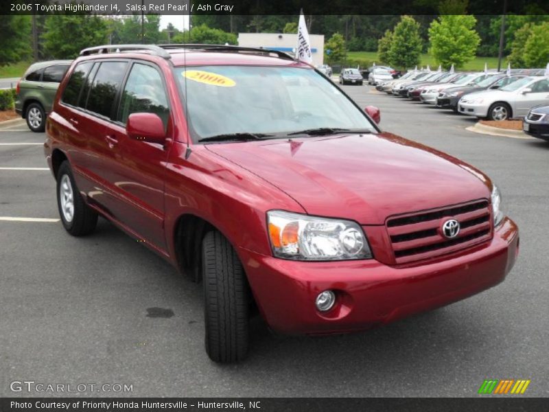 Salsa Red Pearl / Ash Gray 2006 Toyota Highlander I4