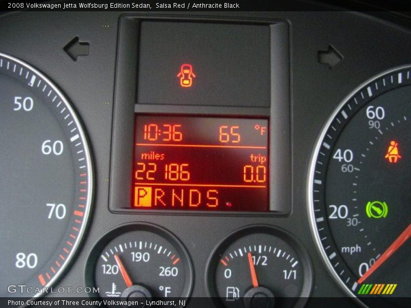 Salsa Red / Anthracite Black 2008 Volkswagen Jetta Wolfsburg Edition Sedan