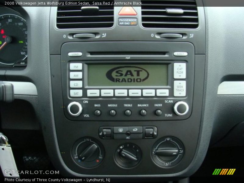 Salsa Red / Anthracite Black 2008 Volkswagen Jetta Wolfsburg Edition Sedan