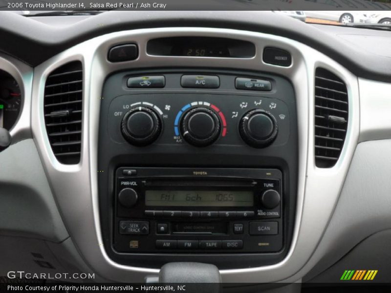 Salsa Red Pearl / Ash Gray 2006 Toyota Highlander I4