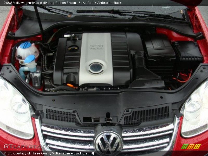Salsa Red / Anthracite Black 2008 Volkswagen Jetta Wolfsburg Edition Sedan