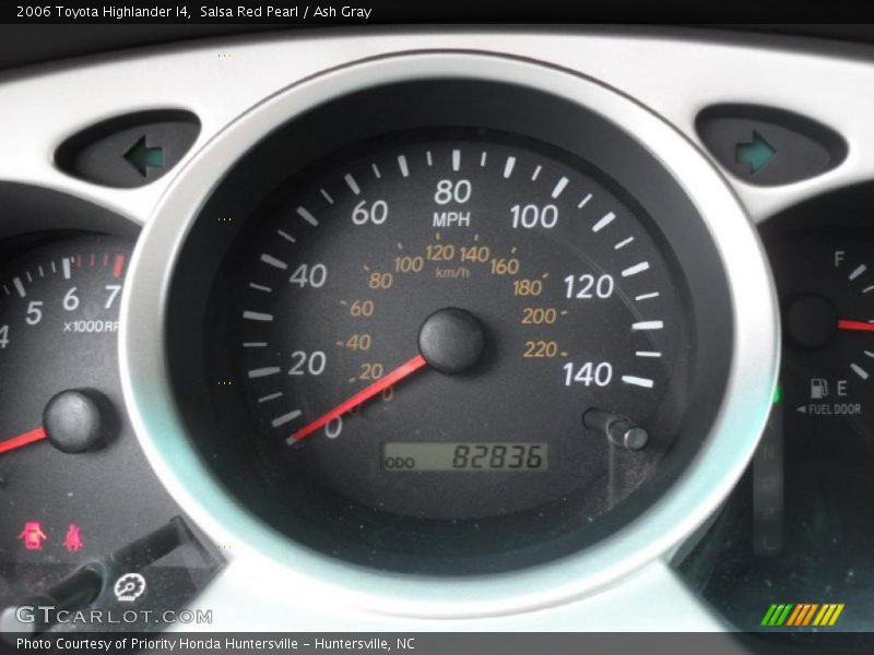 Salsa Red Pearl / Ash Gray 2006 Toyota Highlander I4