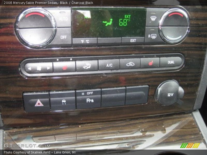Black / Charcoal Black 2008 Mercury Sable Premier Sedan