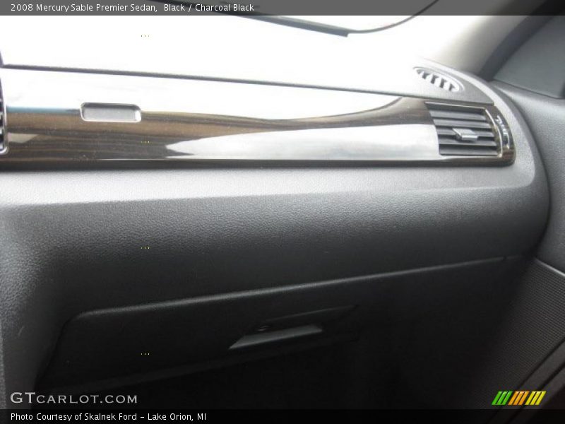 Black / Charcoal Black 2008 Mercury Sable Premier Sedan