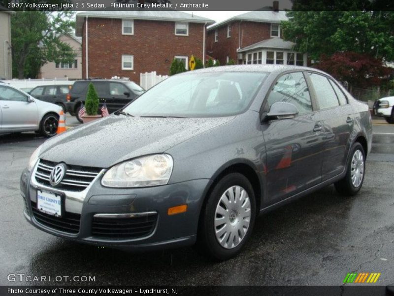 Platinum Grey Metallic / Anthracite 2007 Volkswagen Jetta 2.5 Sedan