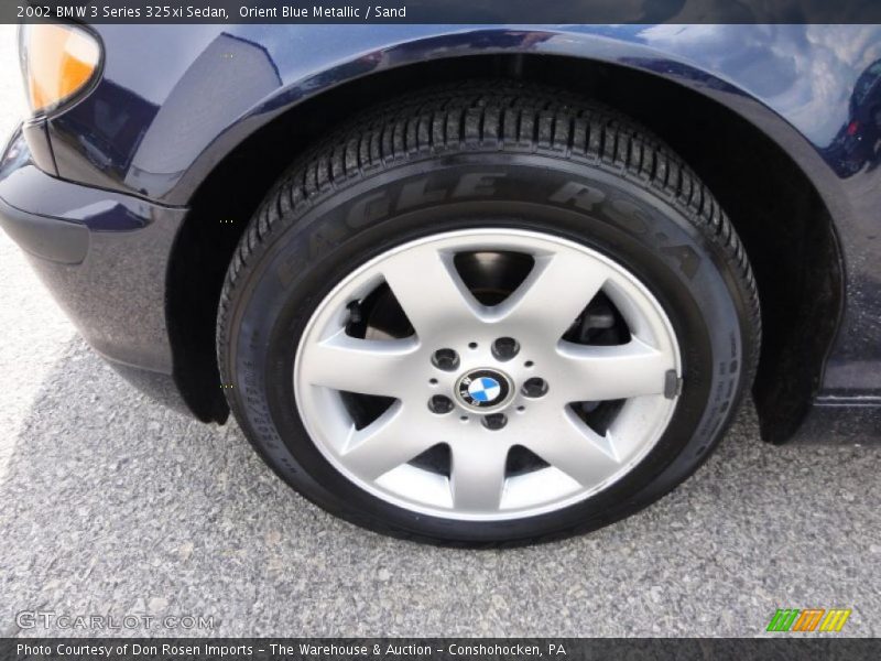 Orient Blue Metallic / Sand 2002 BMW 3 Series 325xi Sedan