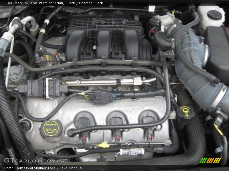 Black / Charcoal Black 2008 Mercury Sable Premier Sedan