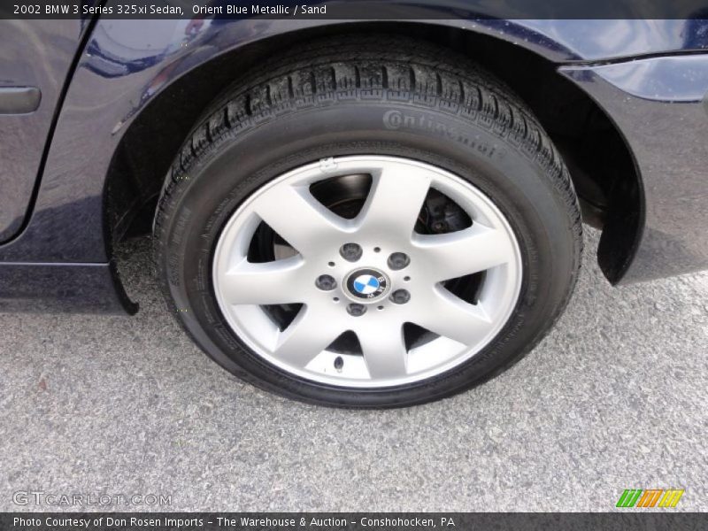 Orient Blue Metallic / Sand 2002 BMW 3 Series 325xi Sedan