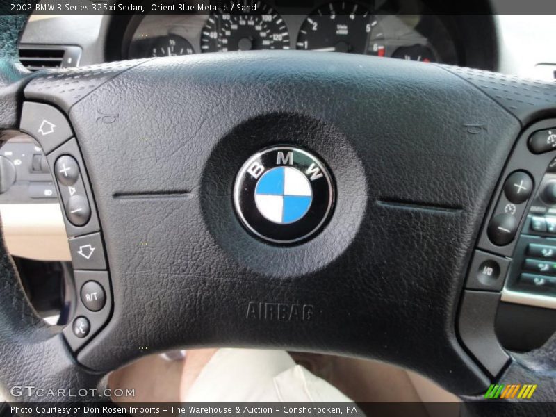 Orient Blue Metallic / Sand 2002 BMW 3 Series 325xi Sedan