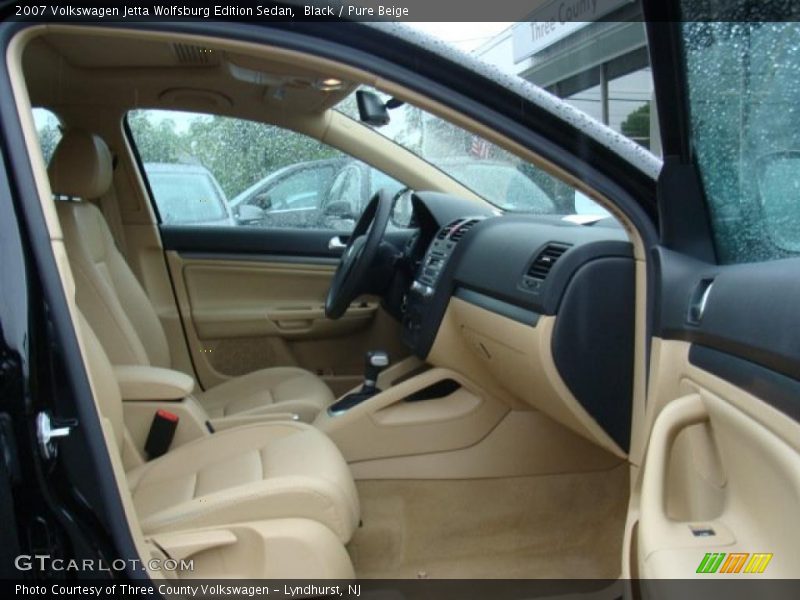 Black / Pure Beige 2007 Volkswagen Jetta Wolfsburg Edition Sedan