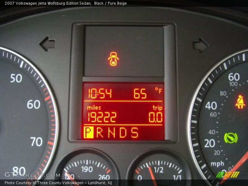 Black / Pure Beige 2007 Volkswagen Jetta Wolfsburg Edition Sedan