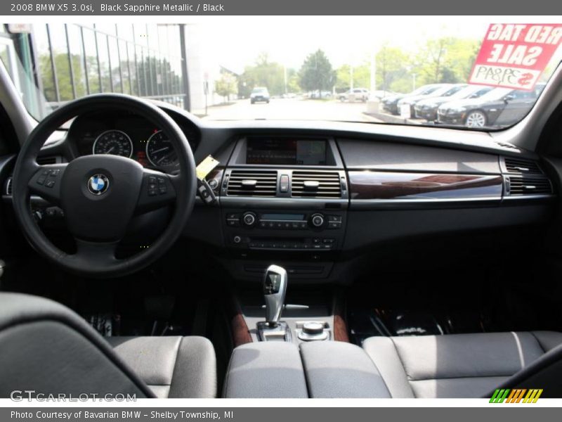 Black Sapphire Metallic / Black 2008 BMW X5 3.0si