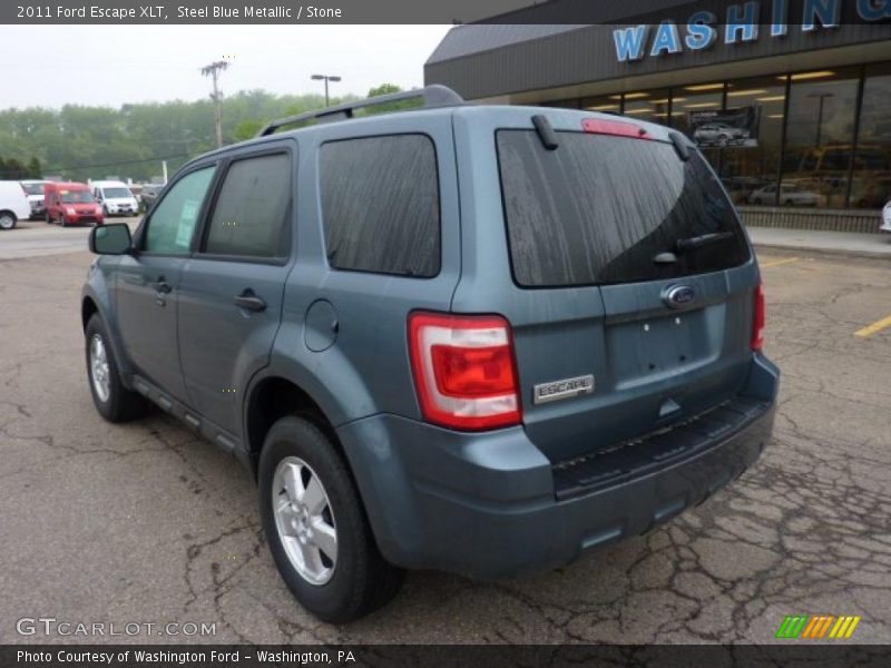 Steel Blue Metallic / Stone 2011 Ford Escape XLT