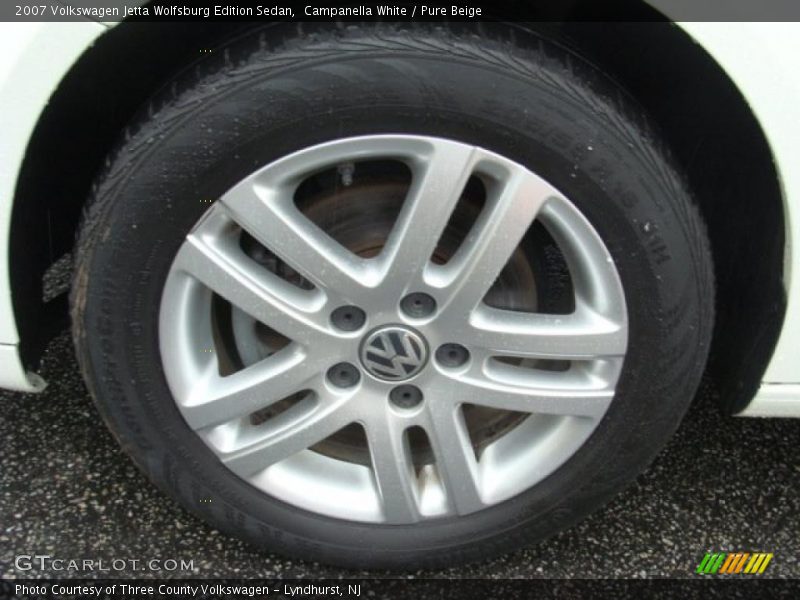 Campanella White / Pure Beige 2007 Volkswagen Jetta Wolfsburg Edition Sedan