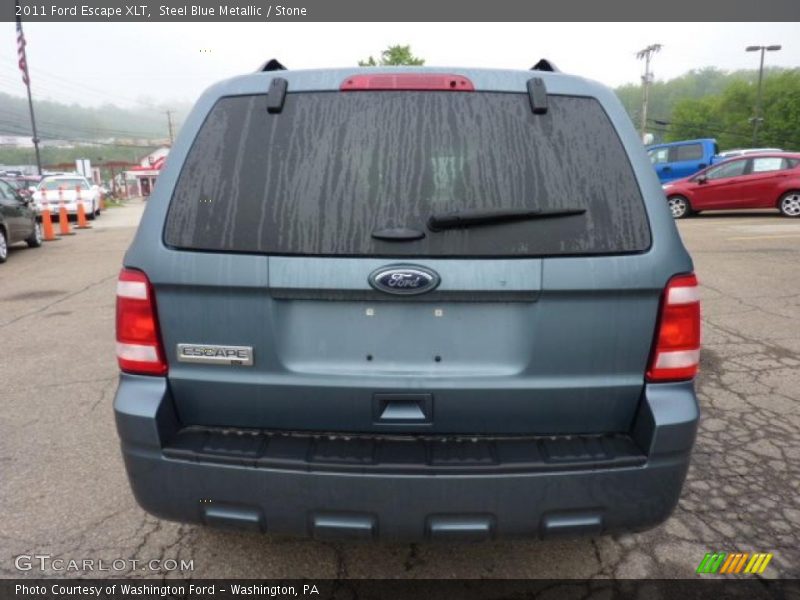 Steel Blue Metallic / Stone 2011 Ford Escape XLT