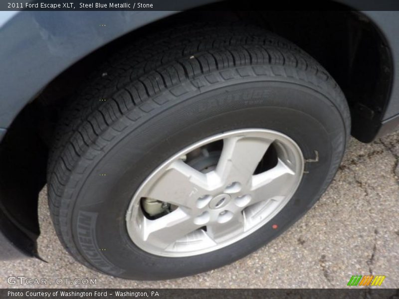 Steel Blue Metallic / Stone 2011 Ford Escape XLT