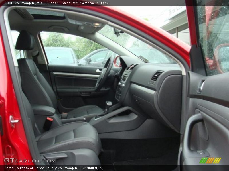 Salsa Red / Anthracite Black 2008 Volkswagen Jetta SE Sedan
