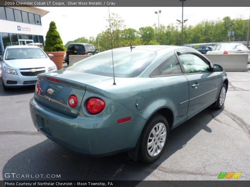 Silver Moss Metallic / Gray 2009 Chevrolet Cobalt LT Coupe