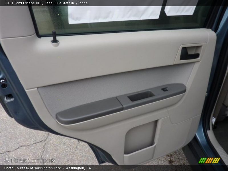Steel Blue Metallic / Stone 2011 Ford Escape XLT