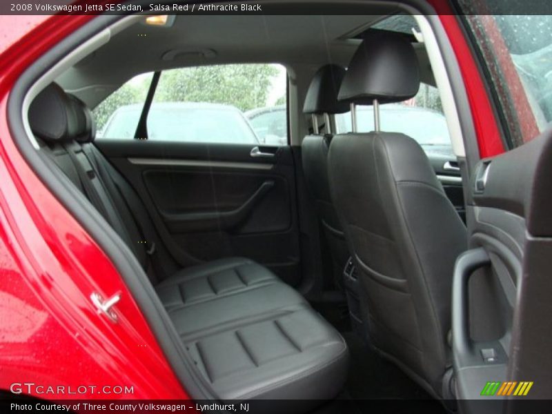 Salsa Red / Anthracite Black 2008 Volkswagen Jetta SE Sedan