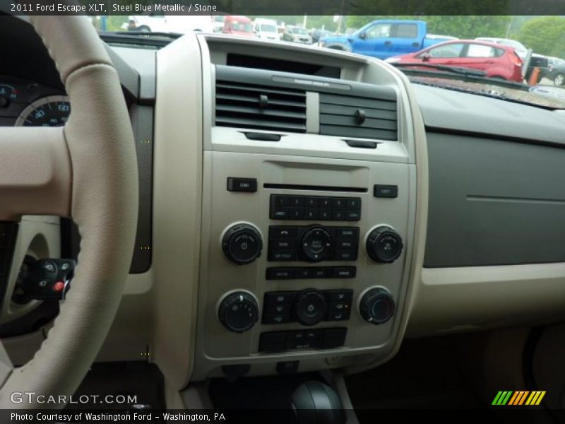 Steel Blue Metallic / Stone 2011 Ford Escape XLT