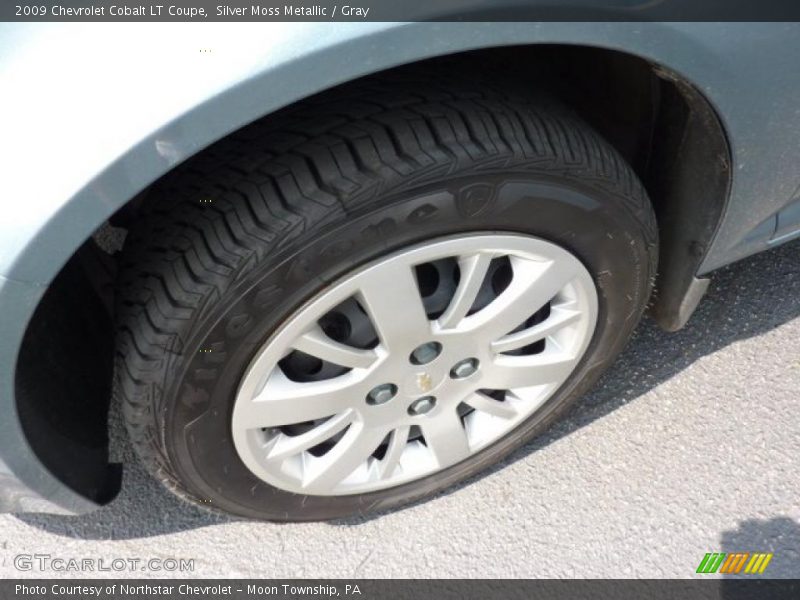 Silver Moss Metallic / Gray 2009 Chevrolet Cobalt LT Coupe