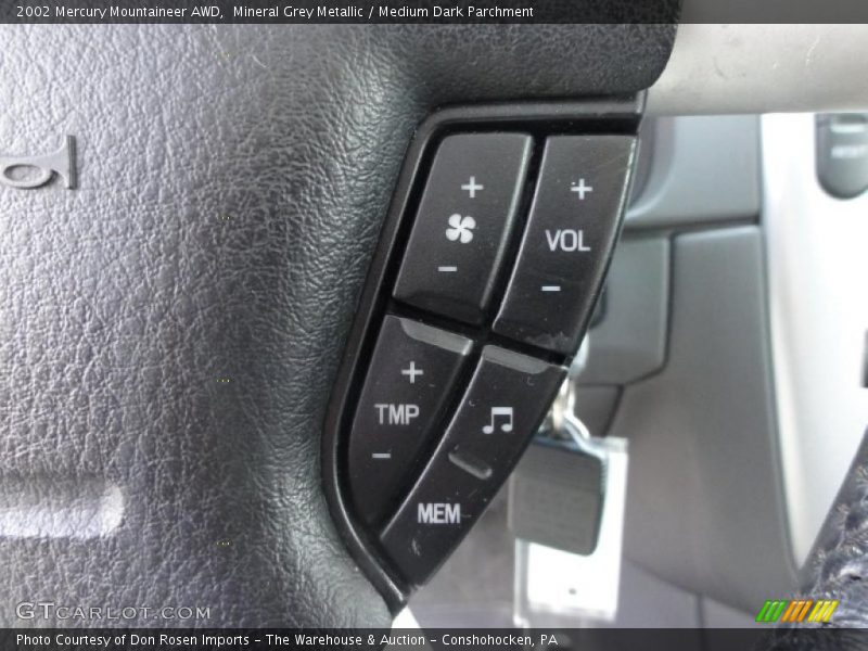 Controls of 2002 Mountaineer AWD