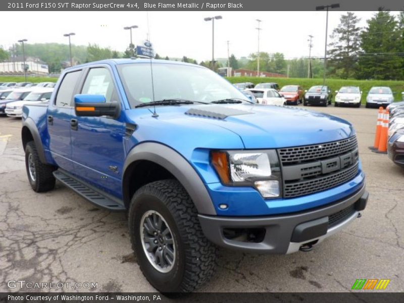 Front 3/4 View of 2011 F150 SVT Raptor SuperCrew 4x4