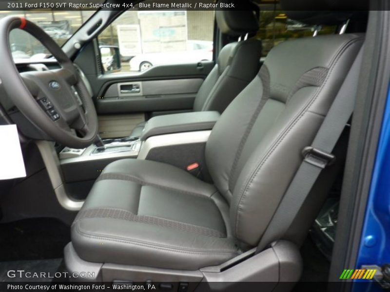  2011 F150 SVT Raptor SuperCrew 4x4 Raptor Black Interior