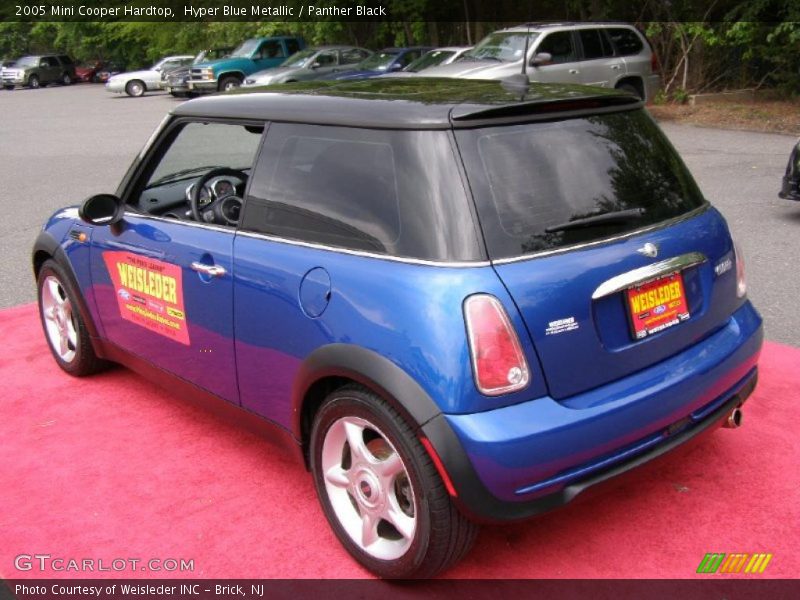 Hyper Blue Metallic / Panther Black 2005 Mini Cooper Hardtop