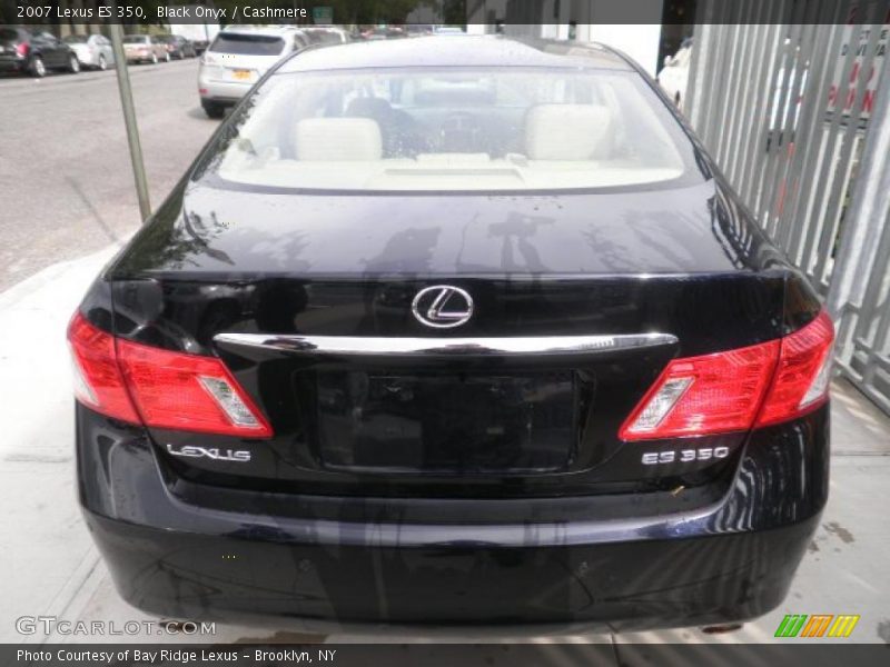 Black Onyx / Cashmere 2007 Lexus ES 350