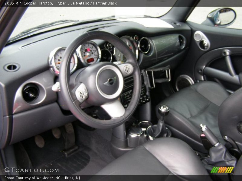 Hyper Blue Metallic / Panther Black 2005 Mini Cooper Hardtop