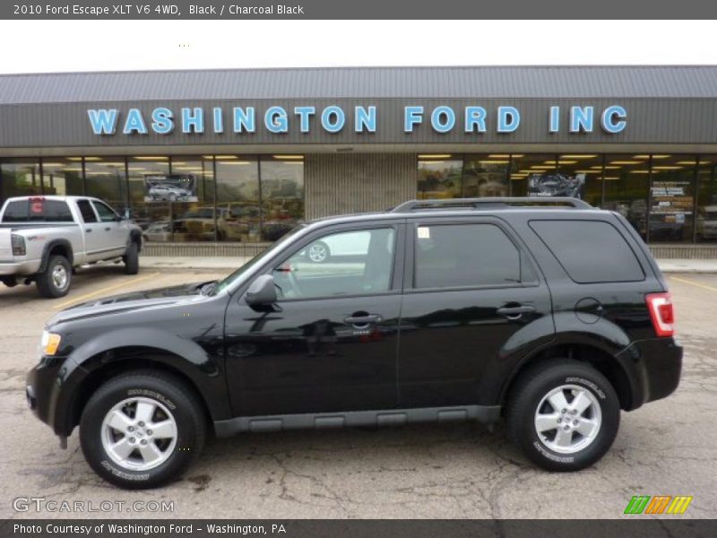 Black / Charcoal Black 2010 Ford Escape XLT V6 4WD
