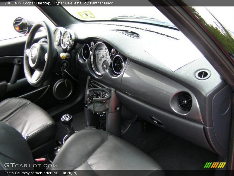 Hyper Blue Metallic / Panther Black 2005 Mini Cooper Hardtop