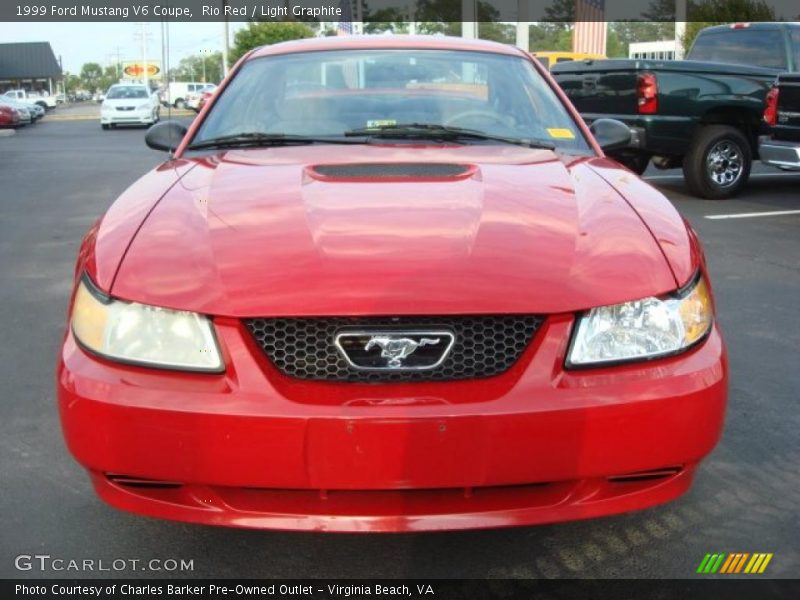 Rio Red / Light Graphite 1999 Ford Mustang V6 Coupe