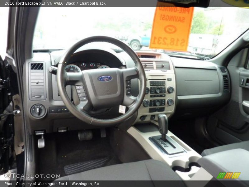 Black / Charcoal Black 2010 Ford Escape XLT V6 4WD