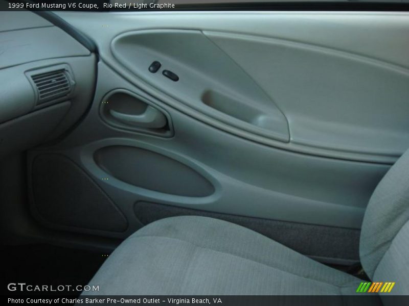 Rio Red / Light Graphite 1999 Ford Mustang V6 Coupe