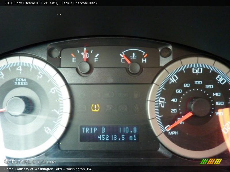 Black / Charcoal Black 2010 Ford Escape XLT V6 4WD
