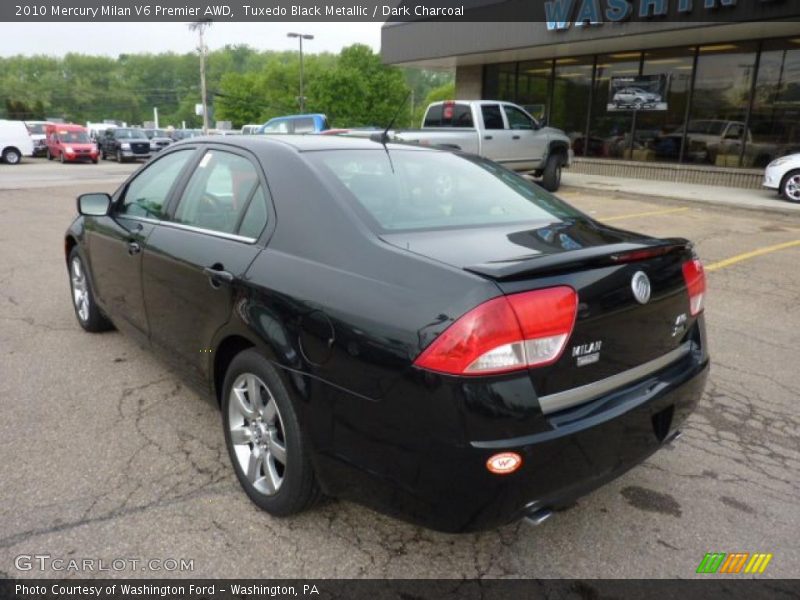 Tuxedo Black Metallic / Dark Charcoal 2010 Mercury Milan V6 Premier AWD