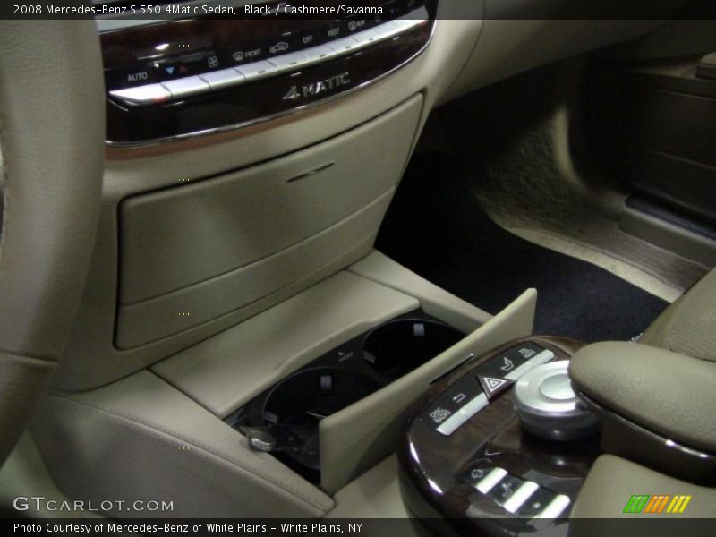 Black / Cashmere/Savanna 2008 Mercedes-Benz S 550 4Matic Sedan