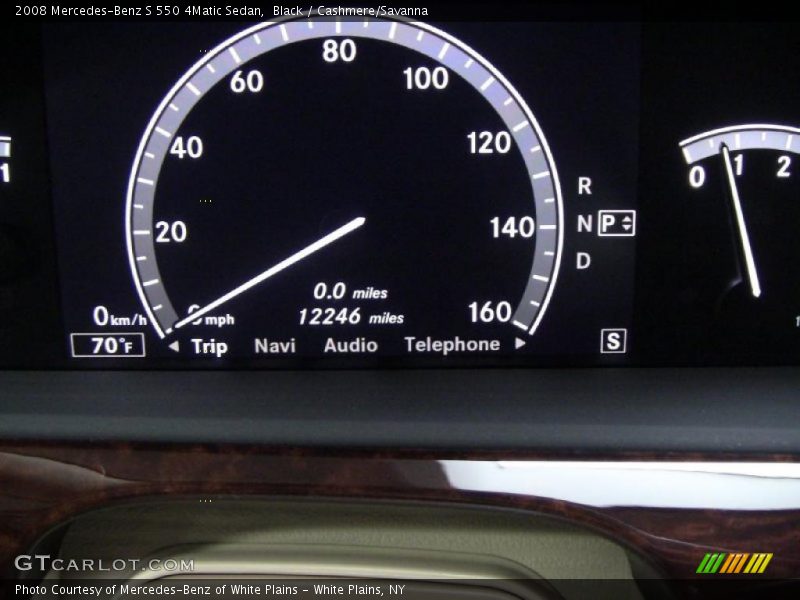 Black / Cashmere/Savanna 2008 Mercedes-Benz S 550 4Matic Sedan