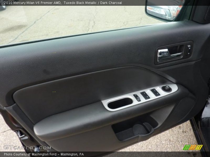 Tuxedo Black Metallic / Dark Charcoal 2010 Mercury Milan V6 Premier AWD