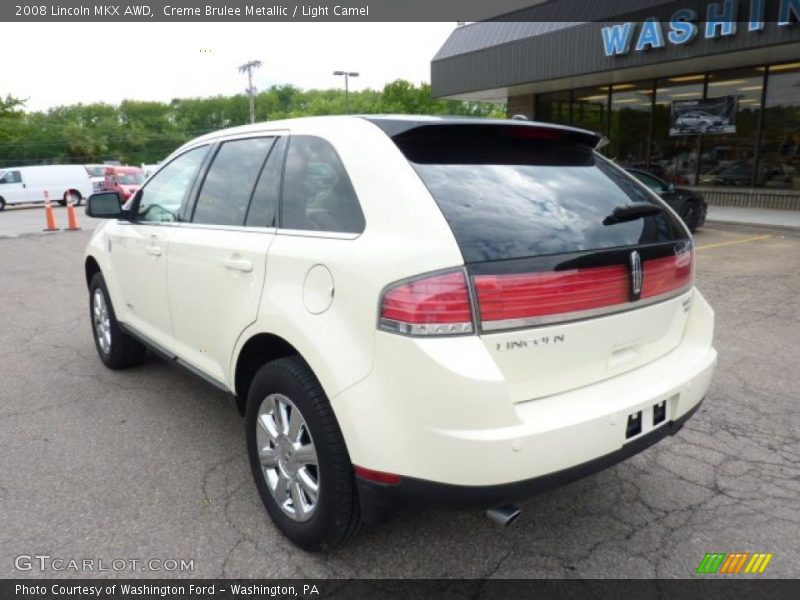 Creme Brulee Metallic / Light Camel 2008 Lincoln MKX AWD