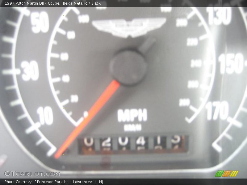 Beige Metallic / Black 1997 Aston Martin DB7 Coupe