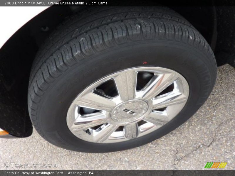 Creme Brulee Metallic / Light Camel 2008 Lincoln MKX AWD