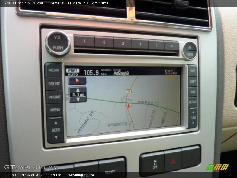Creme Brulee Metallic / Light Camel 2008 Lincoln MKX AWD