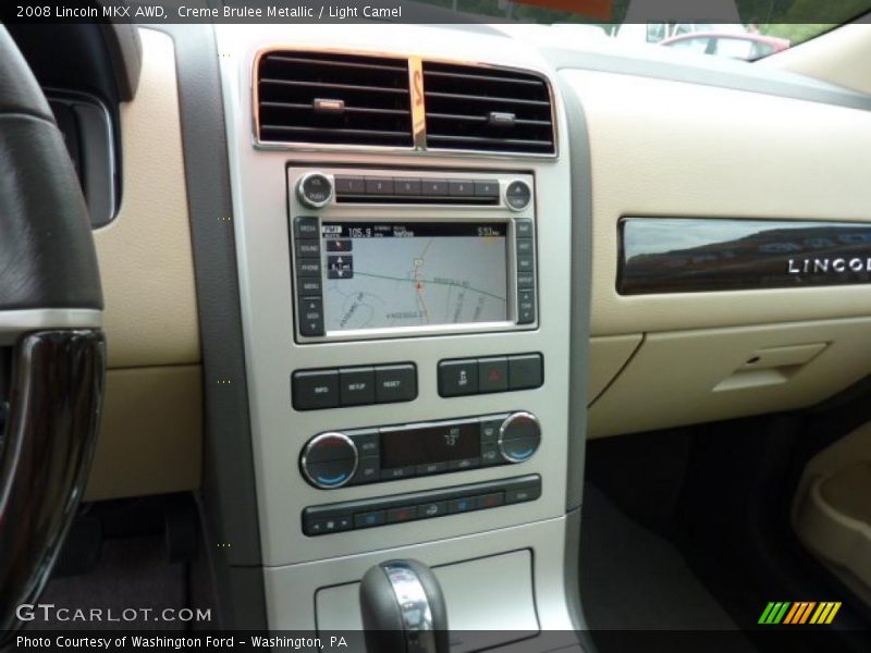 Creme Brulee Metallic / Light Camel 2008 Lincoln MKX AWD
